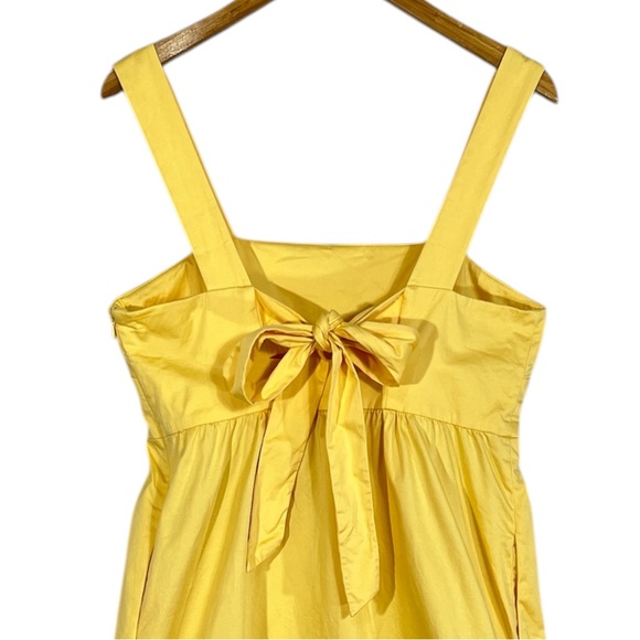 Gal Meets Glam Desiree Dress in Canary Yellow Size 10 Midi Length Sleeveless - Picture 9 of 10